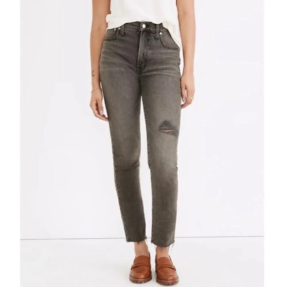 Madewell The Perfect Vintage Jean in Cosner Wash: Knee-Rip - Picture 4 of 12